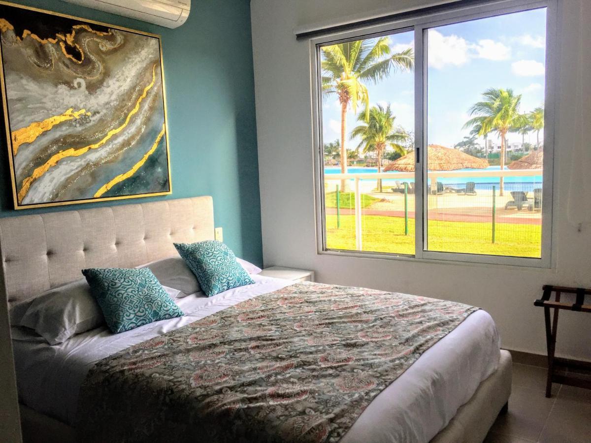 Escape Al Caribe Con Una Vista Impresionante En Pilarita'S Dream Lagoons Cancun Bagian luar foto