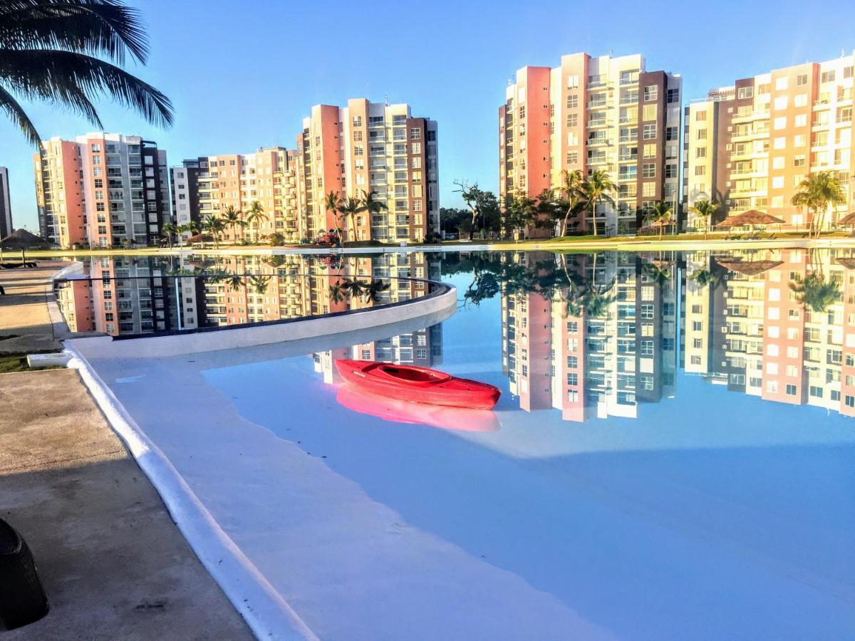 Escape Al Caribe Con Una Vista Impresionante En Pilarita'S Dream Lagoons Cancun Bagian luar foto