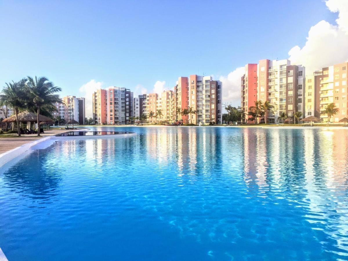 Escape Al Caribe Con Una Vista Impresionante En Pilarita'S Dream Lagoons Cancun Bagian luar foto
