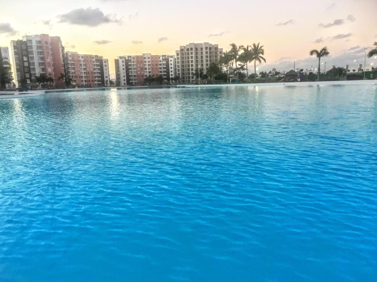 Escape Al Caribe Con Una Vista Impresionante En Pilarita'S Dream Lagoons Cancun Bagian luar foto