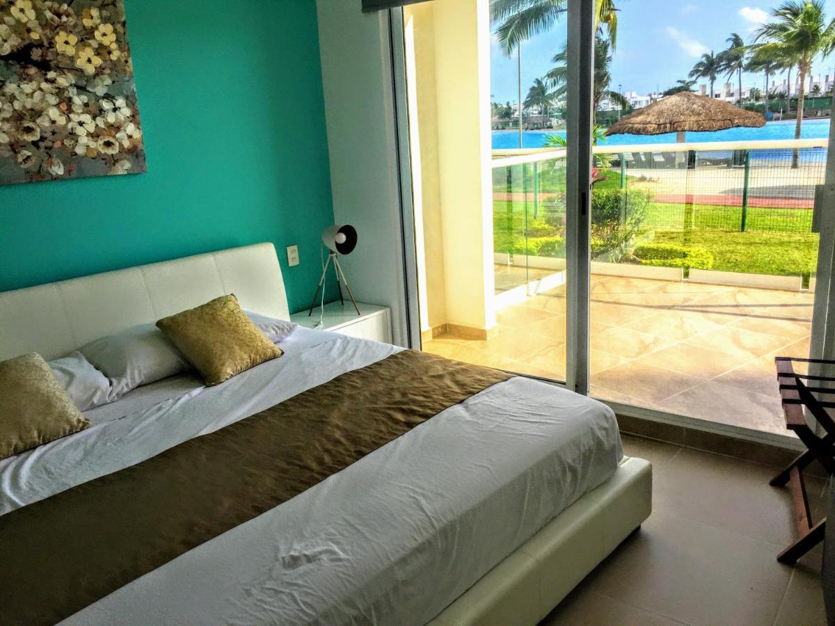 Escape Al Caribe Con Una Vista Impresionante En Pilarita'S Dream Lagoons Cancun Bagian luar foto