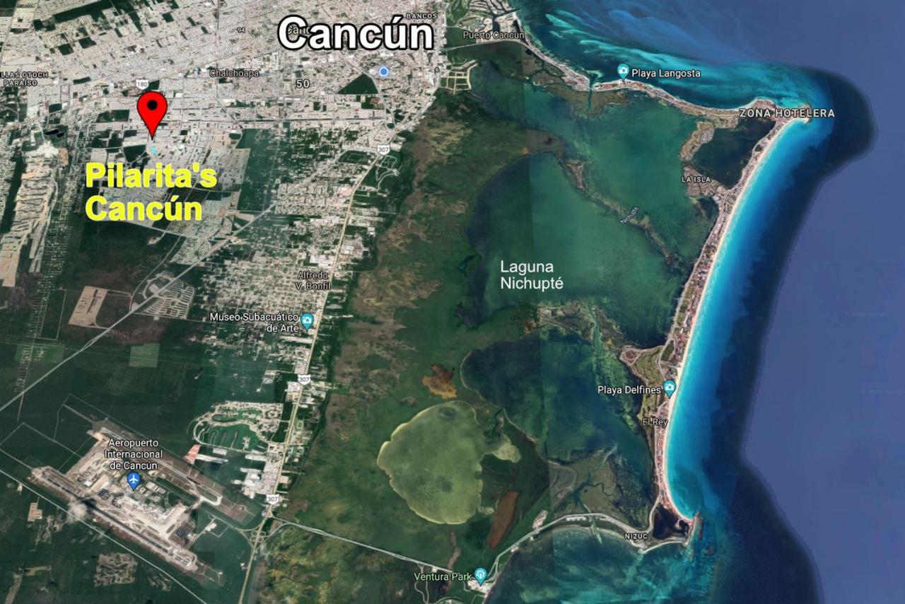 Escape Al Caribe Con Una Vista Impresionante En Pilarita'S Dream Lagoons Cancun Bagian luar foto