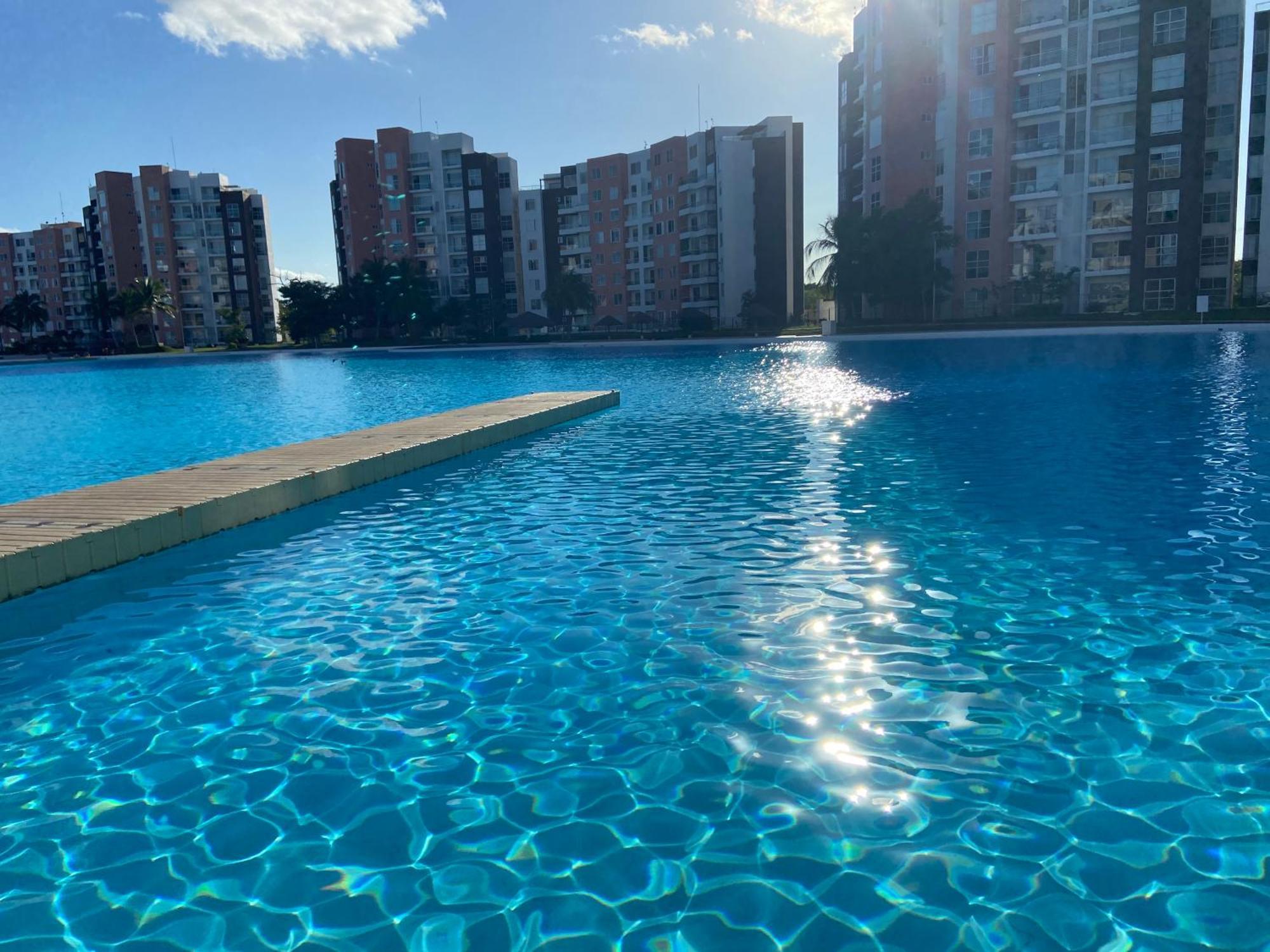 Escape Al Caribe Con Una Vista Impresionante En Pilarita'S Dream Lagoons Cancun Bagian luar foto